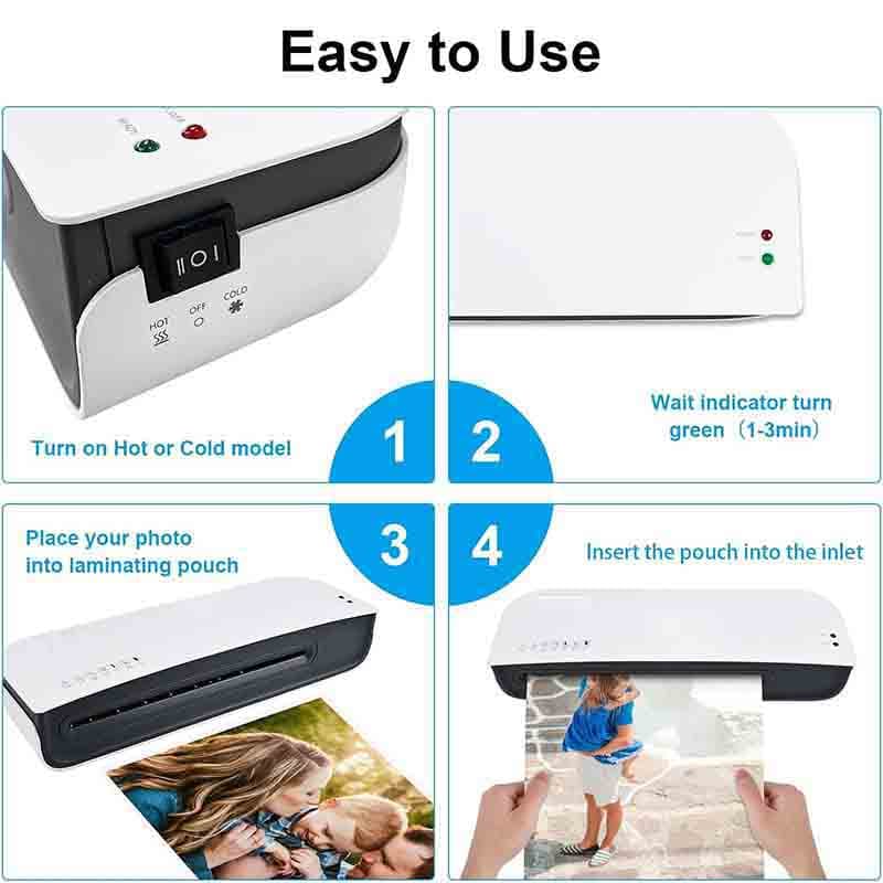 دستگاه لمینت سایز A4 مدل SL299 — تصویر ۶