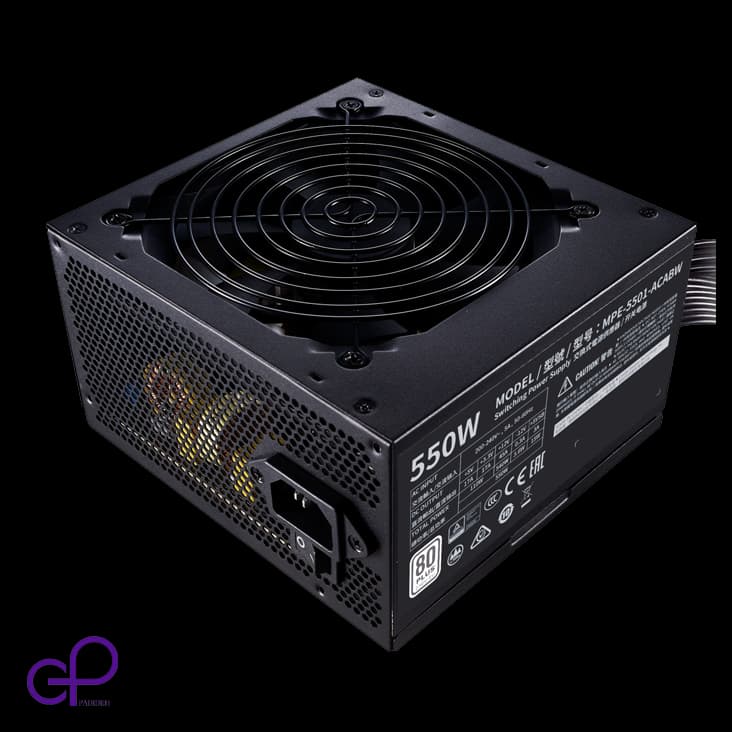 پاور کیس کولرمستر MWE White 550 V2 – 230V با توان 550 وات — تصویر ۴
