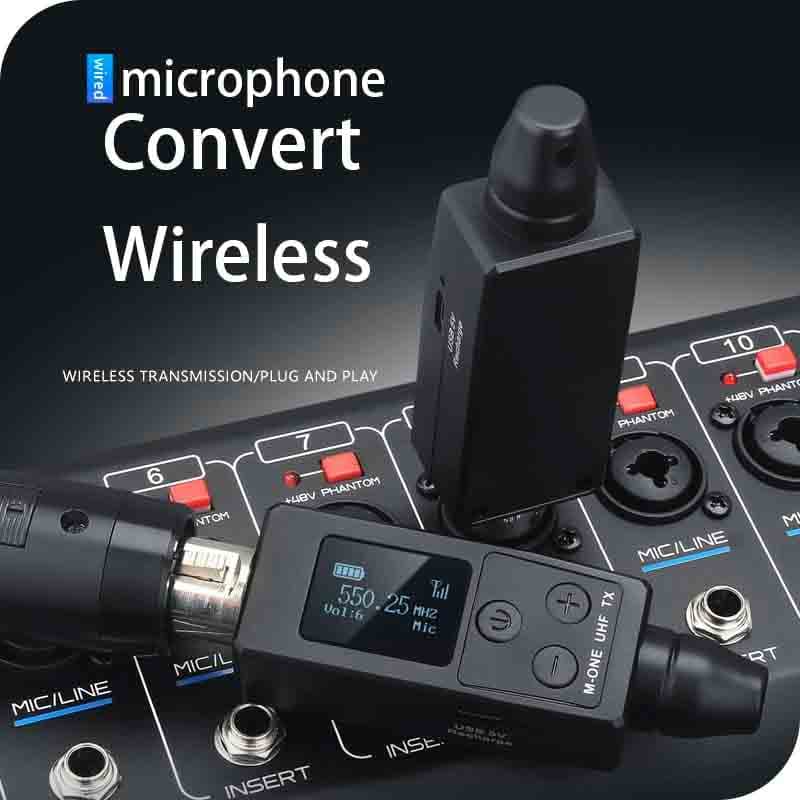 فرستنده و گیرنده بیسیم میکروفون برند M-ONE — تصویر ۲