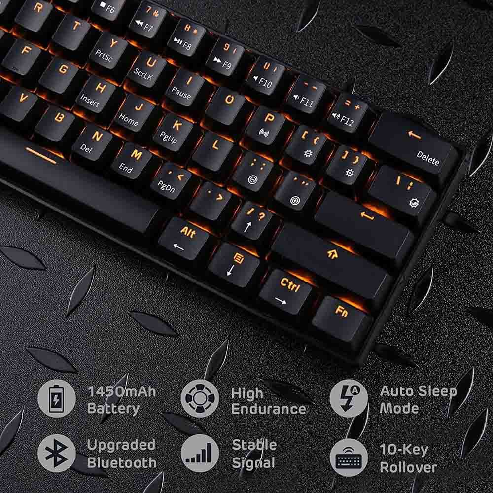 کیبورد مکانیکال گیمینگ برند ROYAL KLUDGE RK61 — تصویر ۲