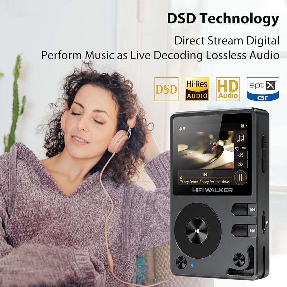 MP3 پلیر حرفه ای برند HIFI WALKER H2 — تصویر ۲