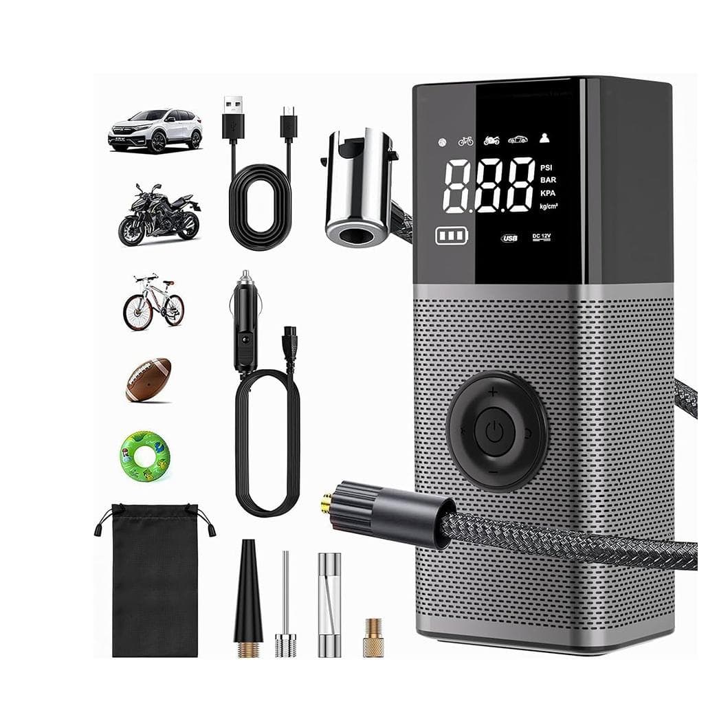 پمپ باد برقی و فندکی دیجیتالی برند OneAmg T2220