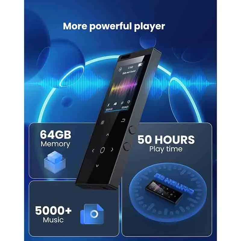 موزیک پلیر 64 گیگابایتی DODOSOUL مدل M800 — تصویر ۳