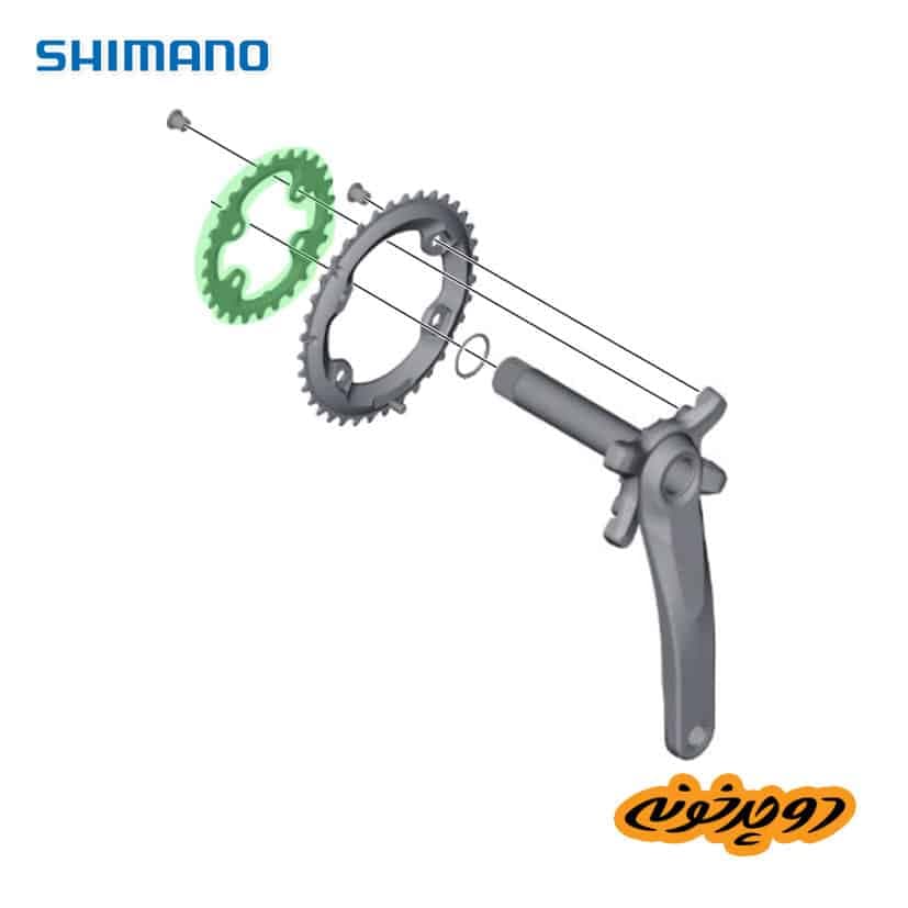 سینی طبق شیمانو Deore XT 34-24 BC — تصویر ۵