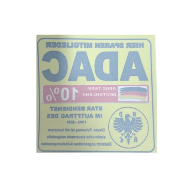 برچسب طرح ADAC کد 9173
