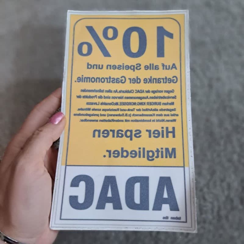 برچسب طرح ADAC کد 9134 — تصویر ۲