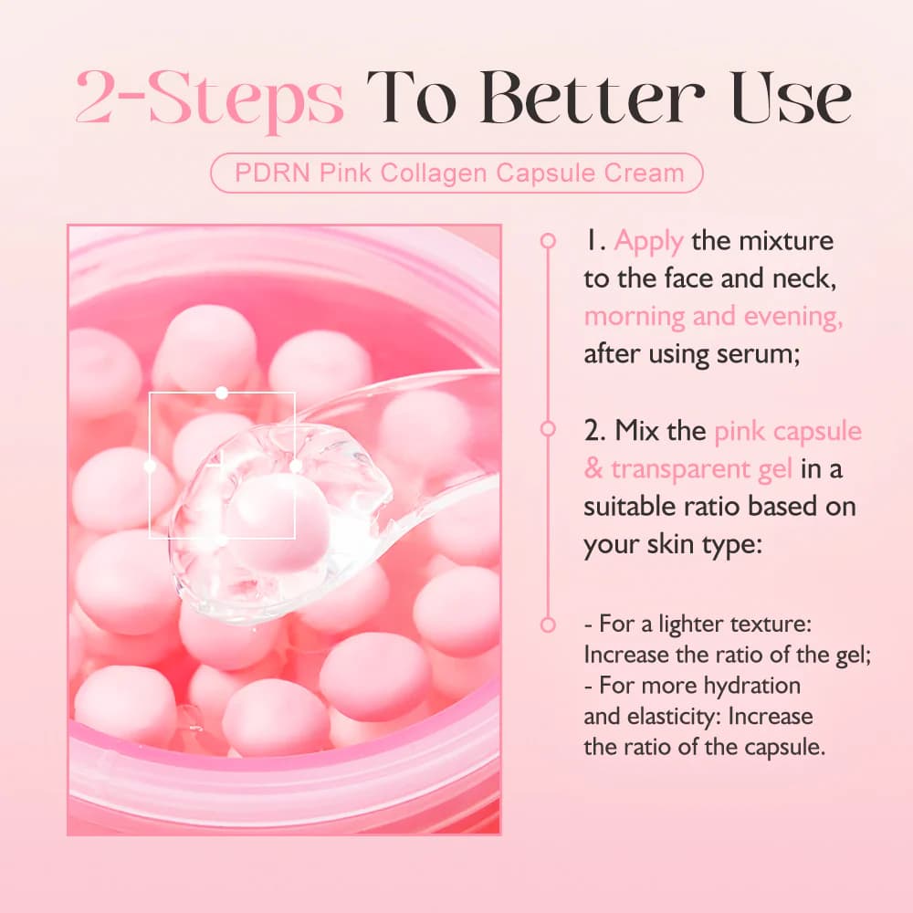 کرم کپسولی جوانساز مدل PDRN Pink Collagen مدی کیوب مناسب انواع پوست — تصویر ۲