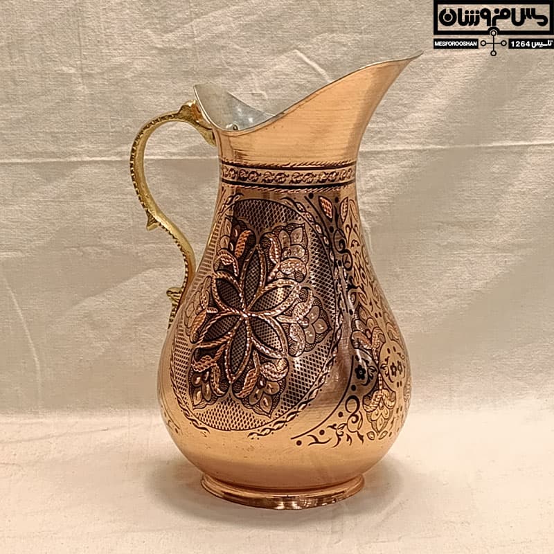 پارچ مسی 2 لیتر مدل آراز