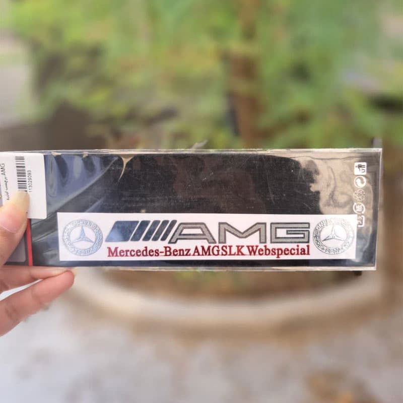برچسب لیزری طرح AMG کد 6258 — تصویر ۲
