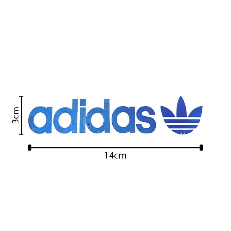 برچسب لیزری طرح adidas کد 6254 — تصویر ۳