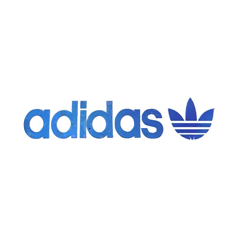 برچسب لیزری طرح adidas کد 6254