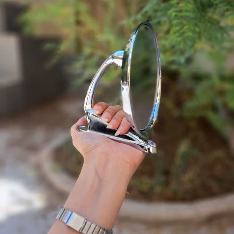 آینه بغل استیل پیکان وانت گرد کد 1101 — تصویر ۵