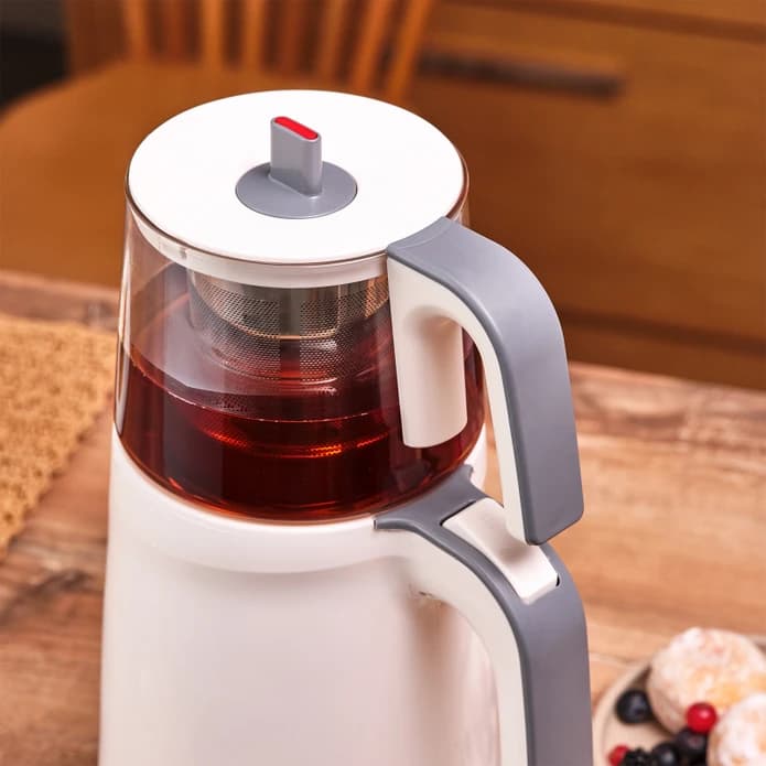 چاییساز برقی هومند مدل Royaltea 1745H رنگ سفید — تصویر ۳