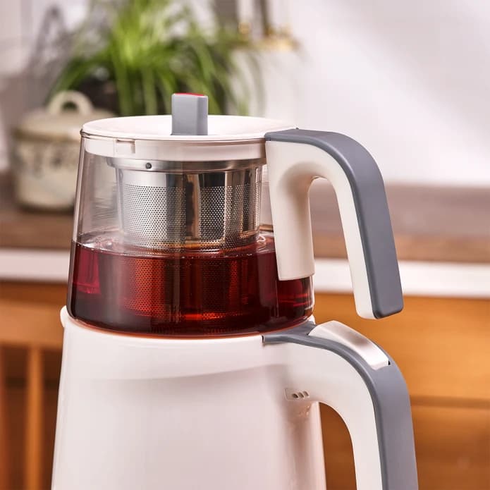 چاییساز برقی هومند مدل Royaltea 1745H رنگ سفید — تصویر ۲