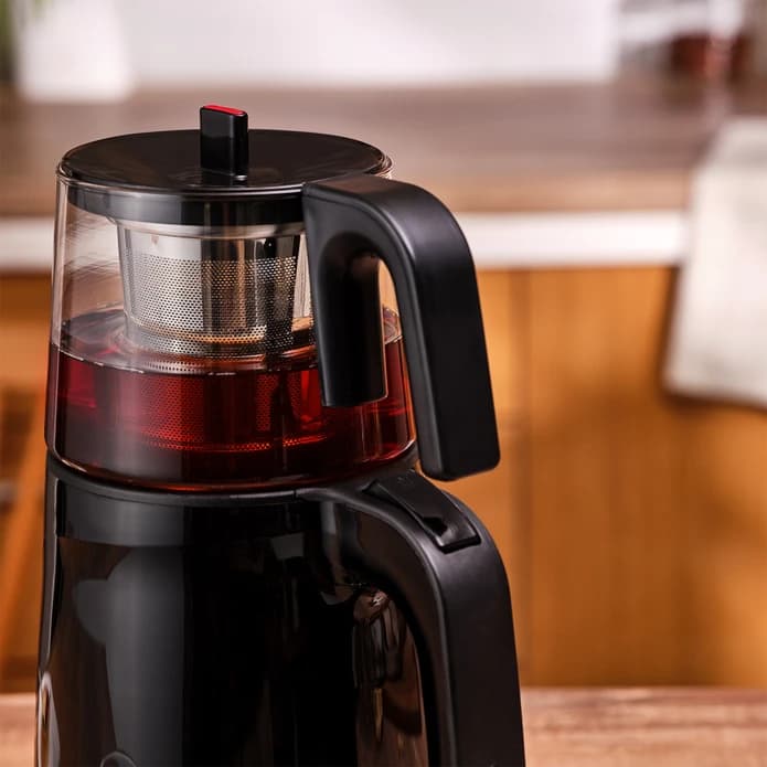 چاییساز برقی هومند مدل Royaltea 1745H رنگ مشکی — تصویر ۴