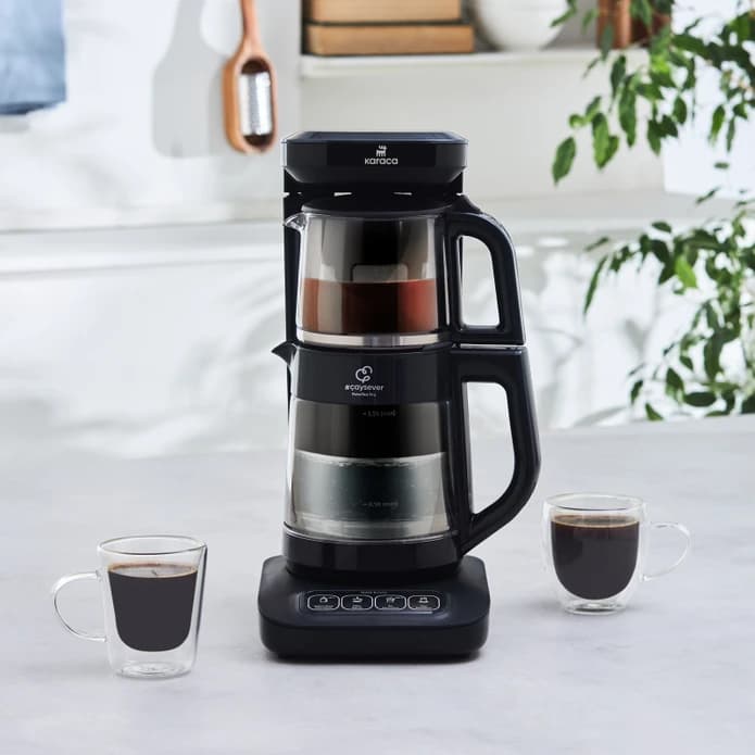 چاییساز برقی کاراجا مدل رباتیک Robotea pro دسته مشکی — تصویر ۲