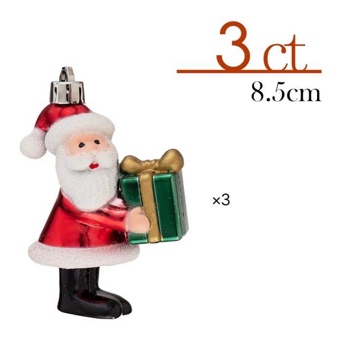 آویز درخت کریسمسی کاراجا مدل New Year Santa — تصویر ۴