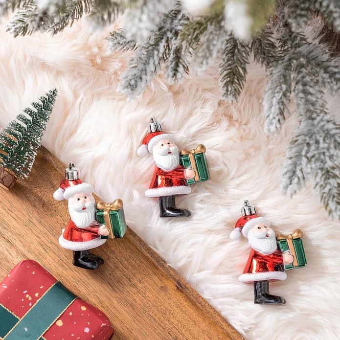 آویز درخت کریسمسی کاراجا مدل New Year Santa — تصویر ۳