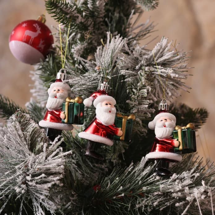 آویز درخت کریسمسی کاراجا مدل New Year Santa — تصویر ۵