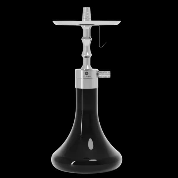 قلیان کرنو اورجینال مدل دراگون مدیوم نقره ای Kerno hookah original dragon medium silver