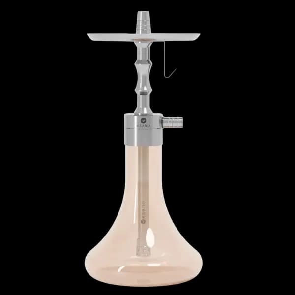 قلیان کرنو اورجینال دراگون مدیوم نقره ای Kerno hookah dragon medium silver original