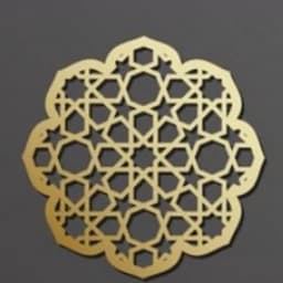 آینه دکوراتیو مولتی استایل،طرح سنتی،کد7،جنس مولتی استایل،دردو رنگ طلایی و نقره ای،سایز 20 سانت — تصویر ۲