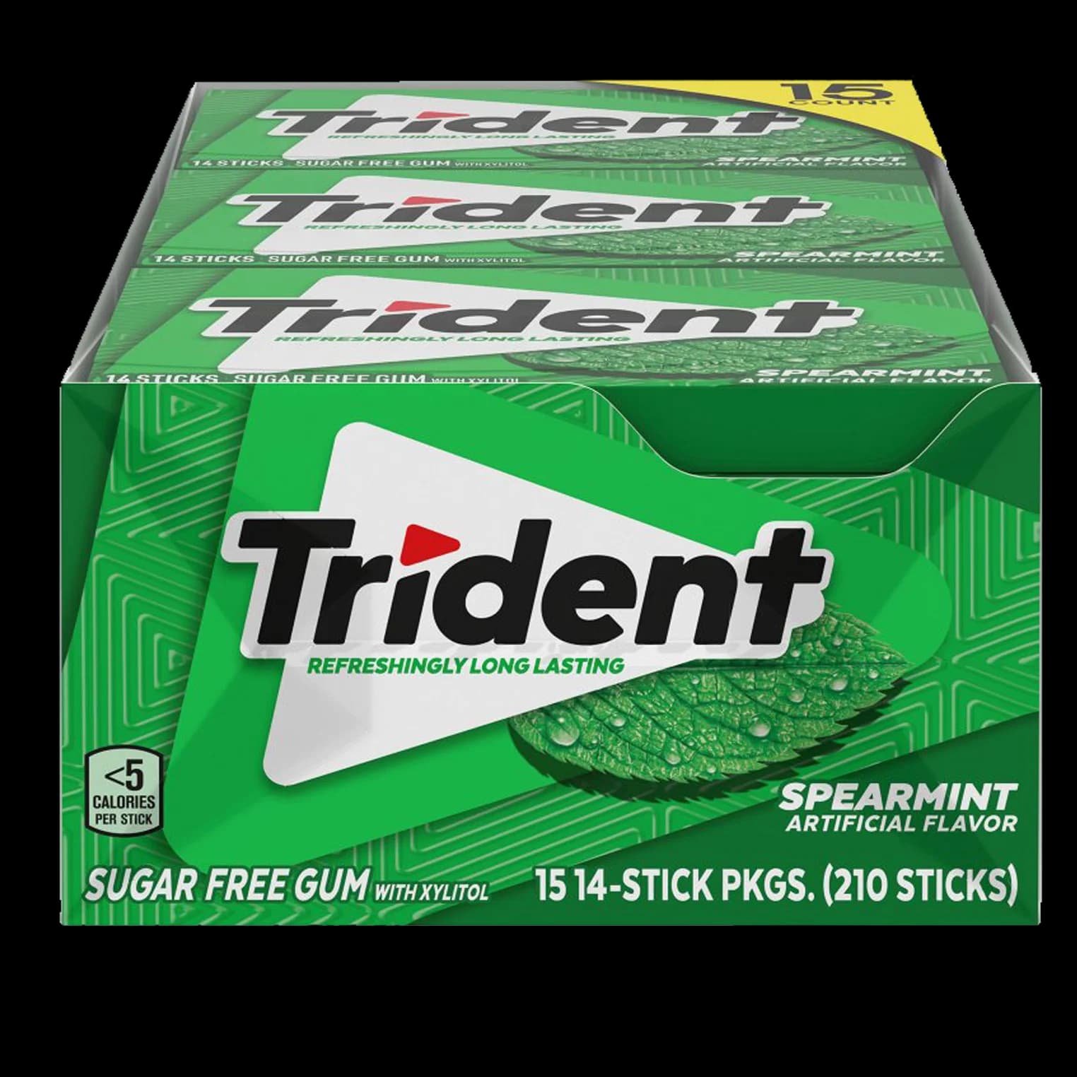 باکس آدامس تریدنت نعناع Trident spearmint box