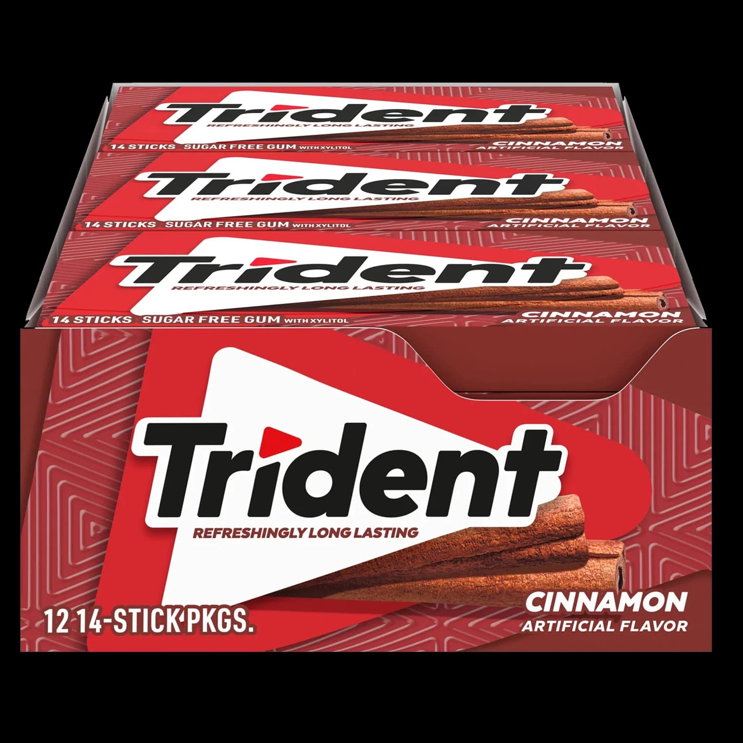 باکس آدامس تریدنت دارچین Trident cinnamon gum box