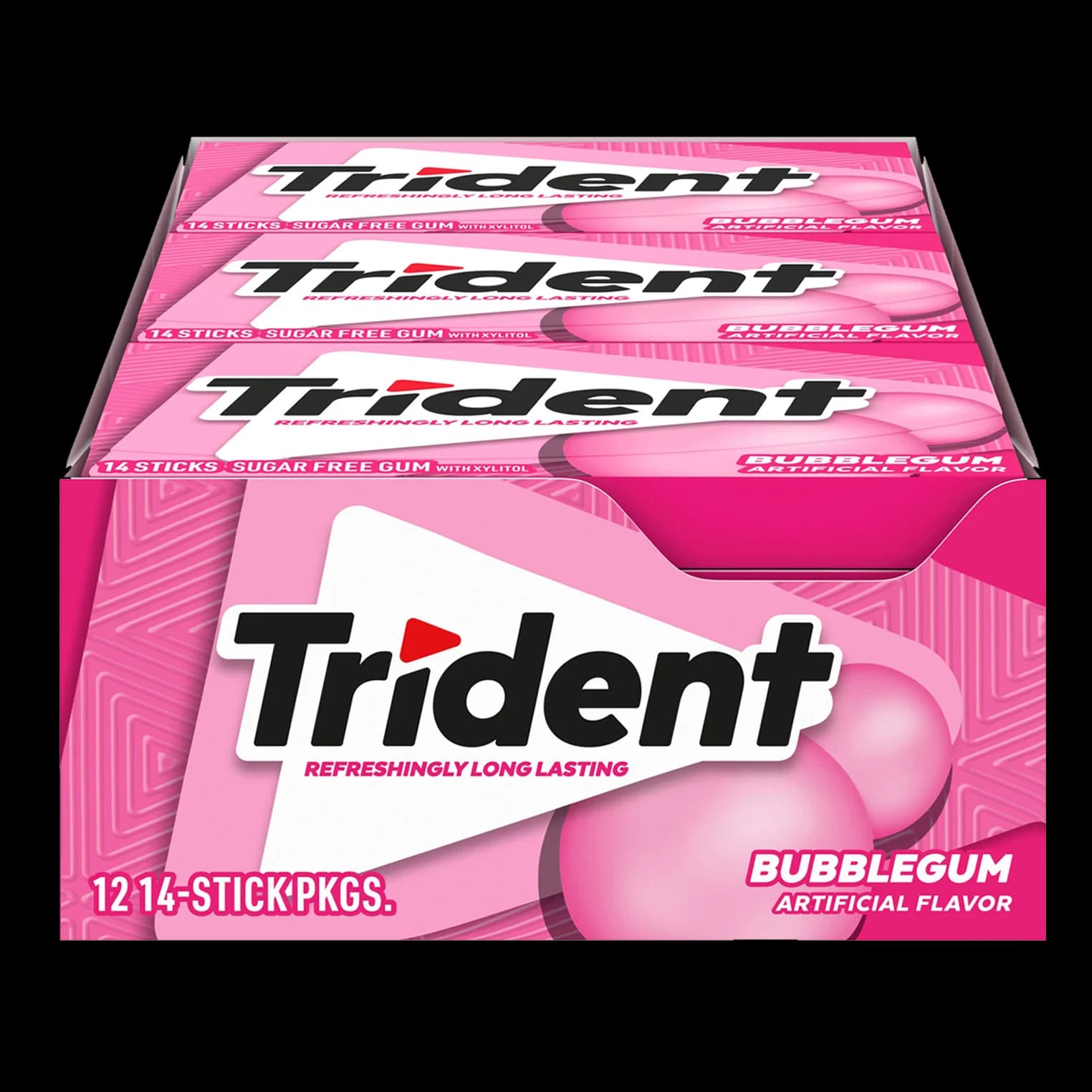 باکس آدامس تریدنت بادکنکی Trident bubble gum box