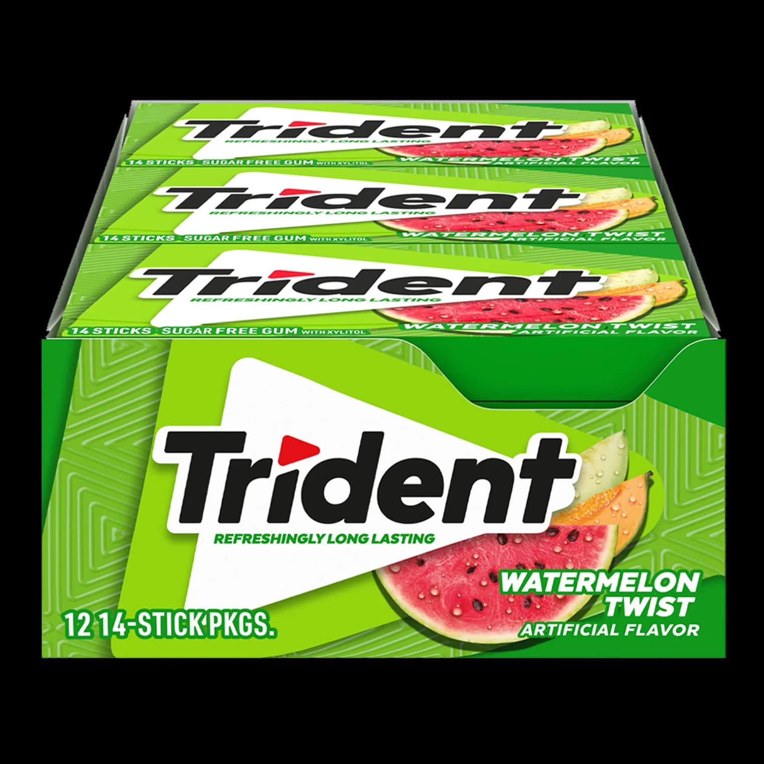 باکس آدامس تریدنت هندوانه توییست Trident watermelon twist box
