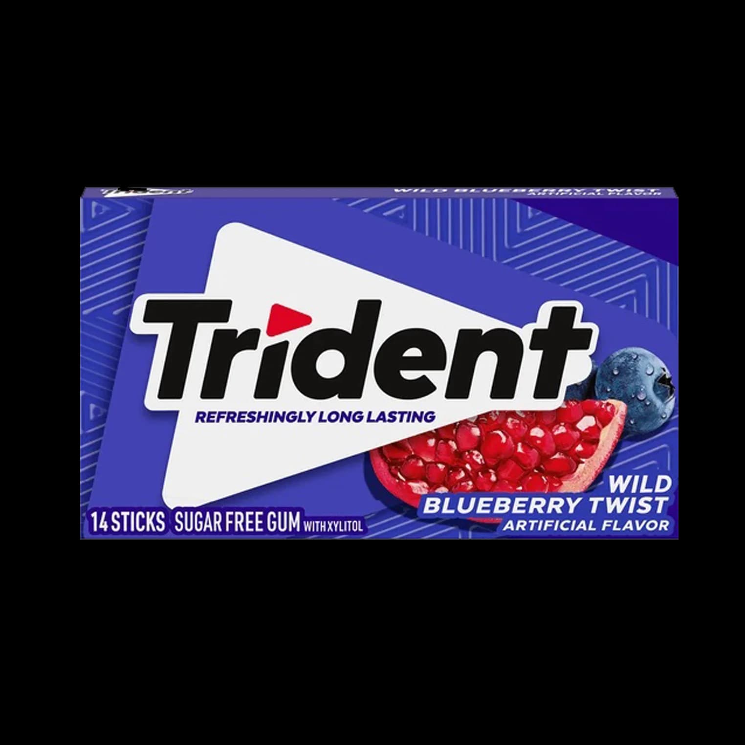 آدامس تریدنت بلوبری انار Trident wild blueberry twist gum