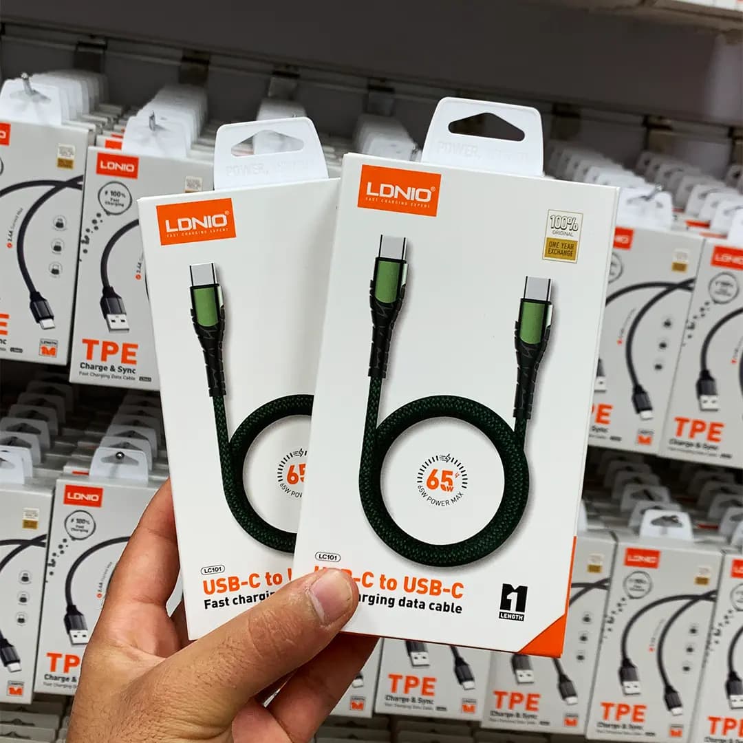 کابل شارژ USB-C الدینیو مدل LDNIO LC101 — تصویر ۵