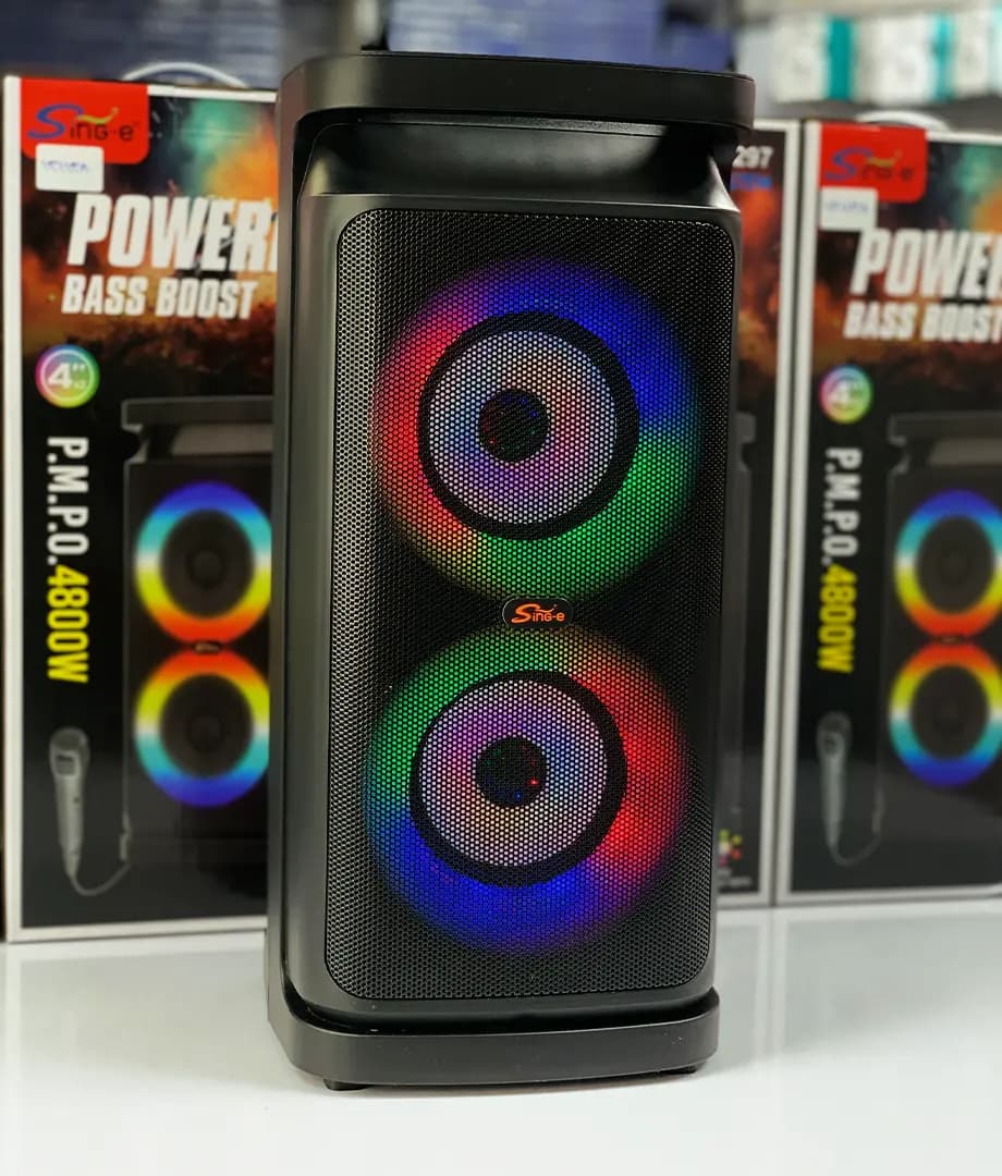 اسپیکر بلوتوثی قابل حمل مدل SING-e ZQS-4297 — تصویر ۴
