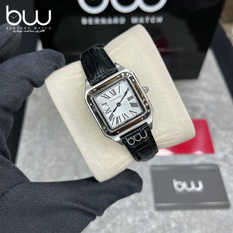 ساعت مچی کارتیر زنانه مدل Cartier Montre Santos-Dumont 6013 — تصویر ۲