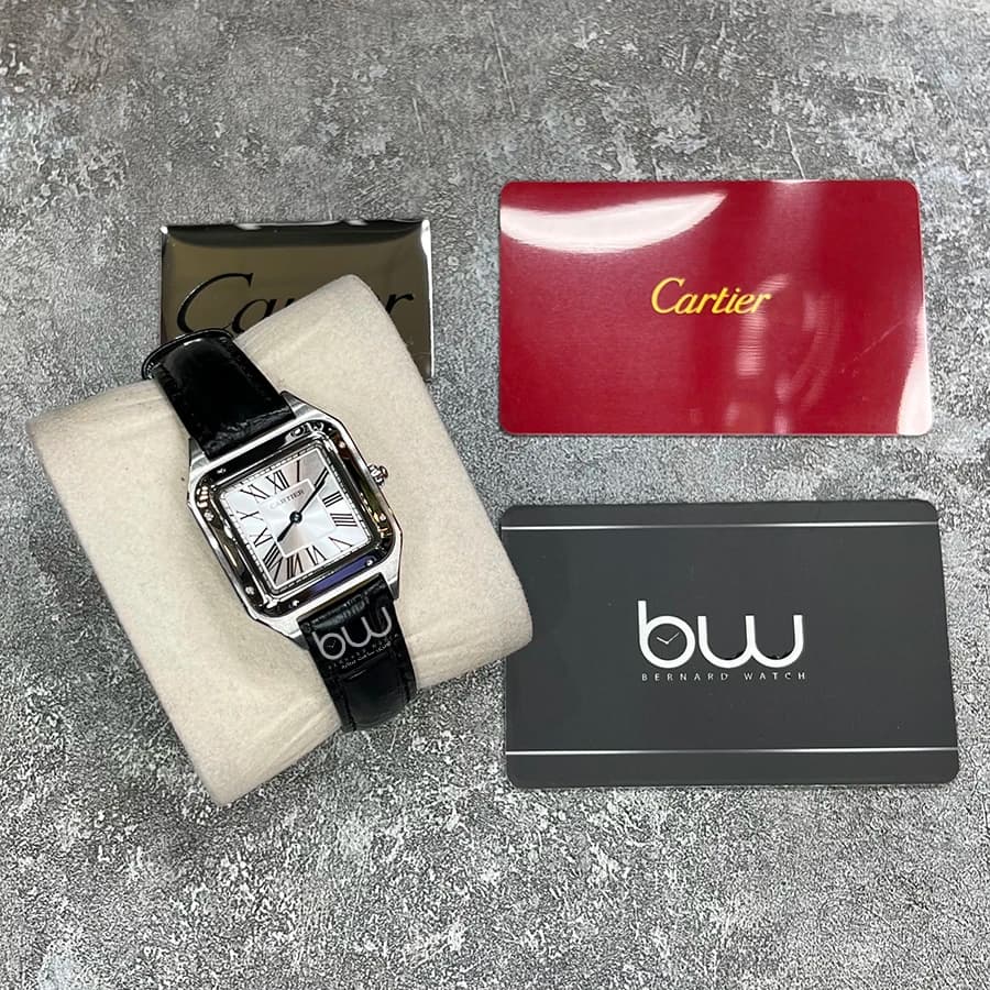 ساعت مچی کارتیر زنانه مدل Cartier Montre Santos-Dumont 6013 — تصویر ۴