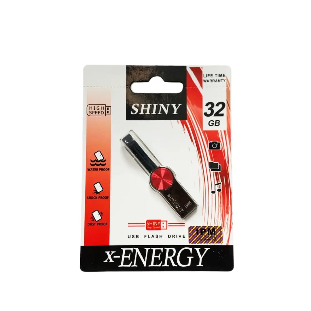 فلش مموری ایکس انرژی مدل X-ENERGY SHINY 32GB باظرفیت 32گیگابایت — تصویر ۲