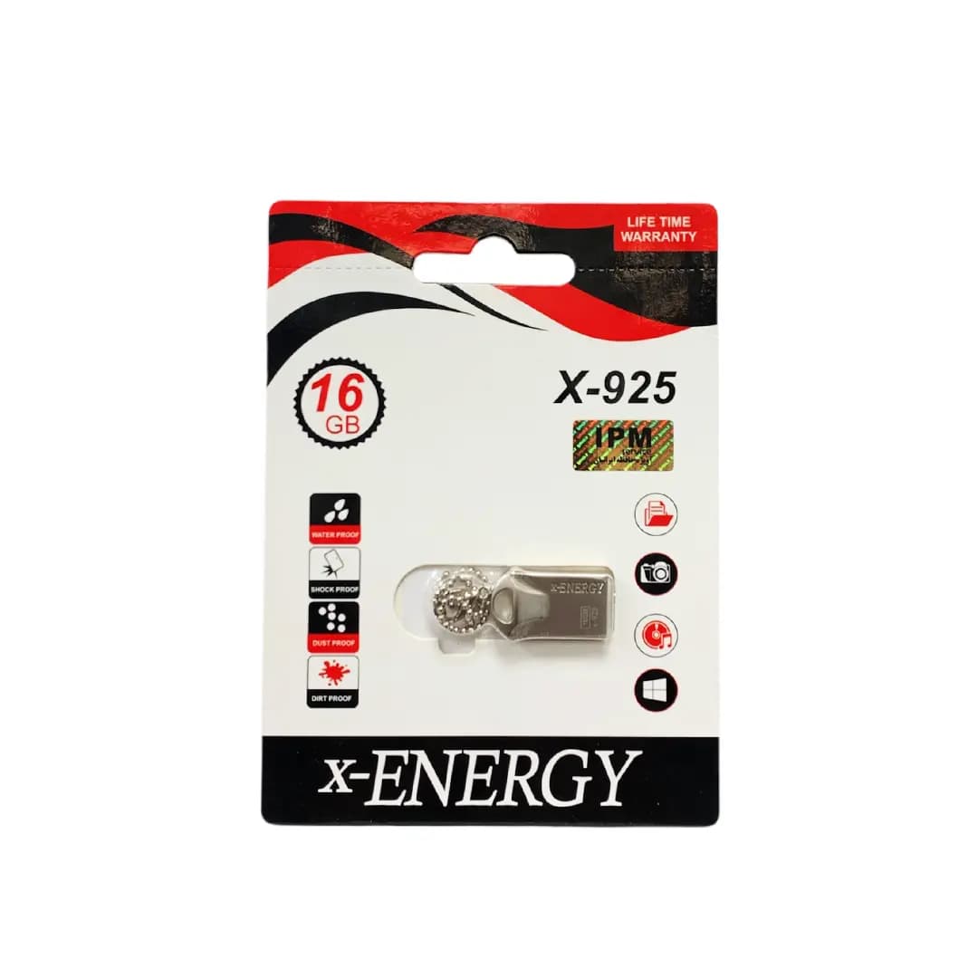 فلش مموری ایکس انرژی مدل X-ENERGY X-925 16GB USB2.0 باظرفیت 16گیگابایت — تصویر ۲