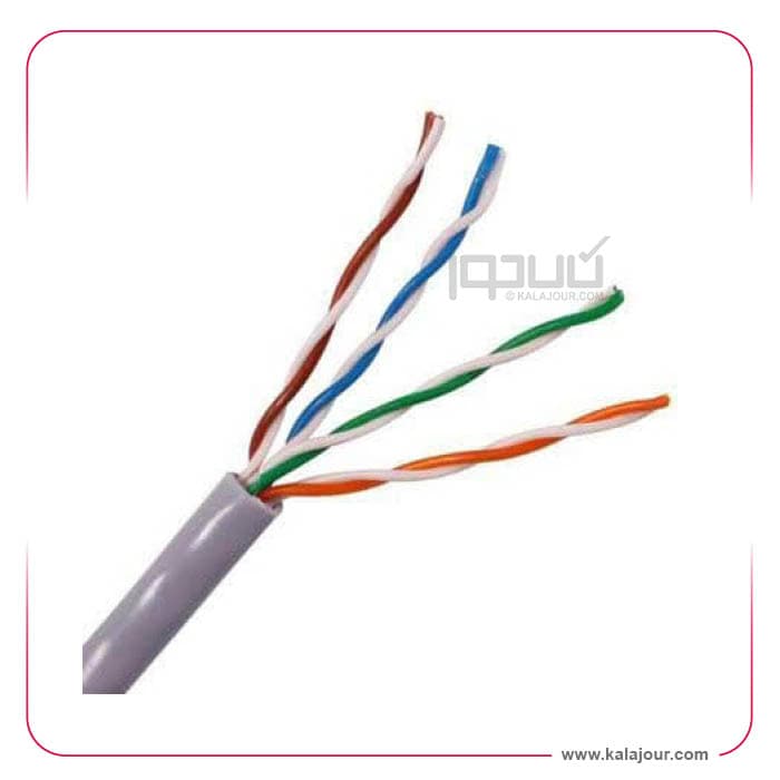 کابل مخابراتی 2 زوجی هوایی مس 0/6*2*4 پارس صنعت