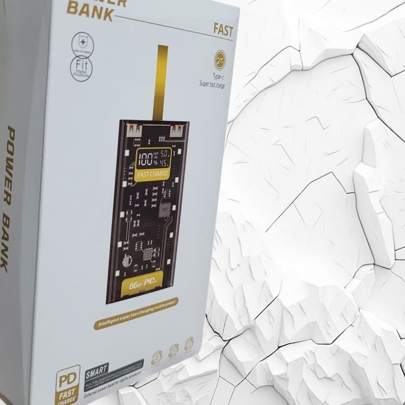 پاوربانک مدل 66W PD ظرفیت 20000 میلی آمپر ساعت — تصویر ۳