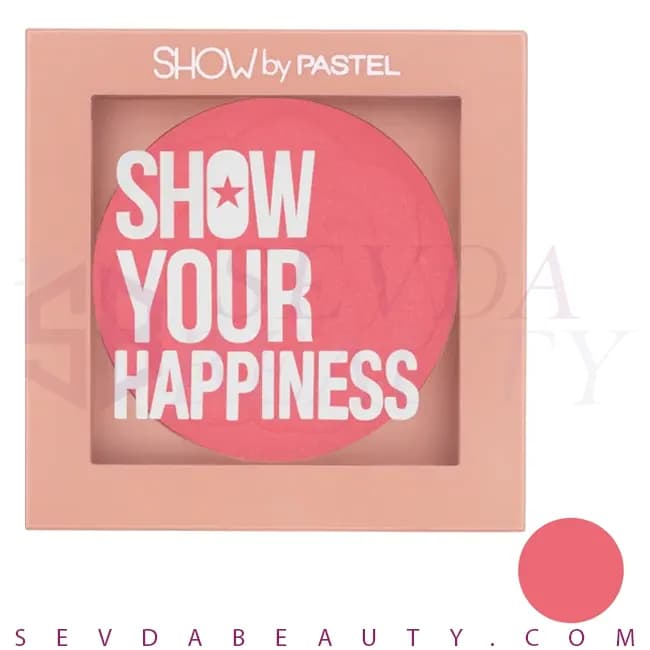 رژگونه پاستل مدل Happiness شماره 202