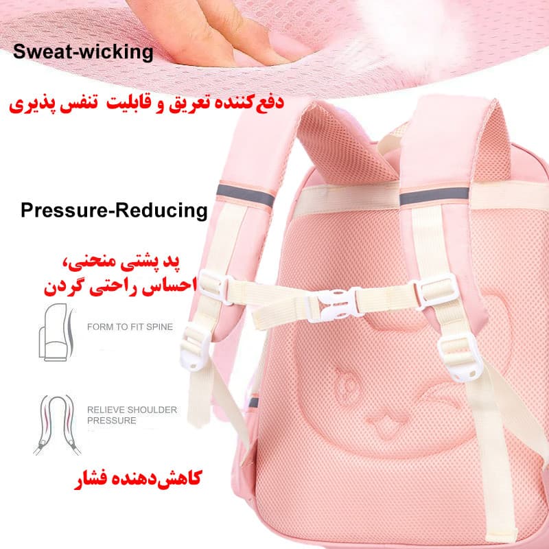 کوله پشتی مدرسه میو استار کد 5483 — تصویر ۷