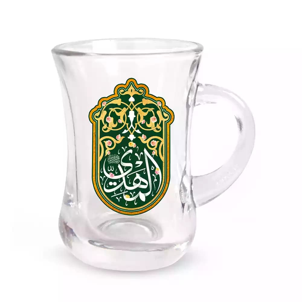 استکان کمرباریک نیمه شعبان دسته دار 6 عددی المهدی کد 1381