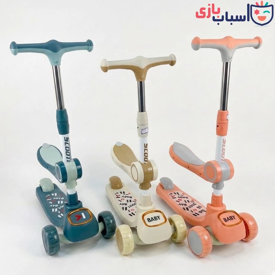 اسکوتر کودک صندلی دار طرح baby کد 903