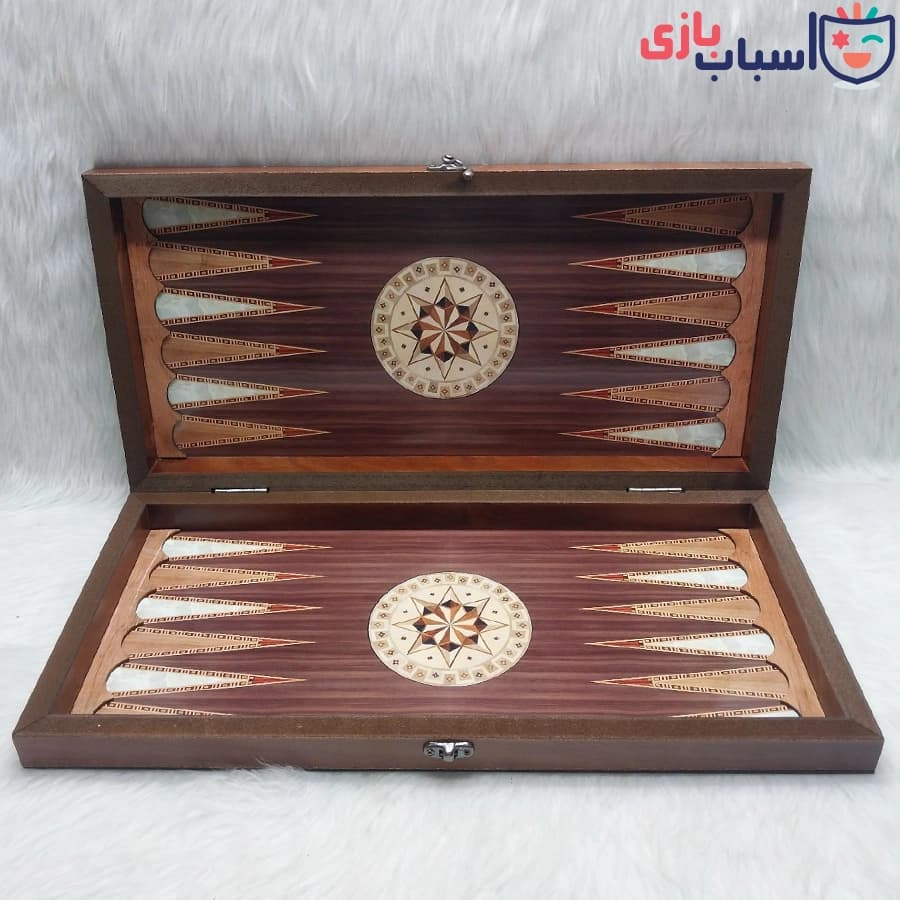 تخته نرد MDF ساده طرح فندوقی