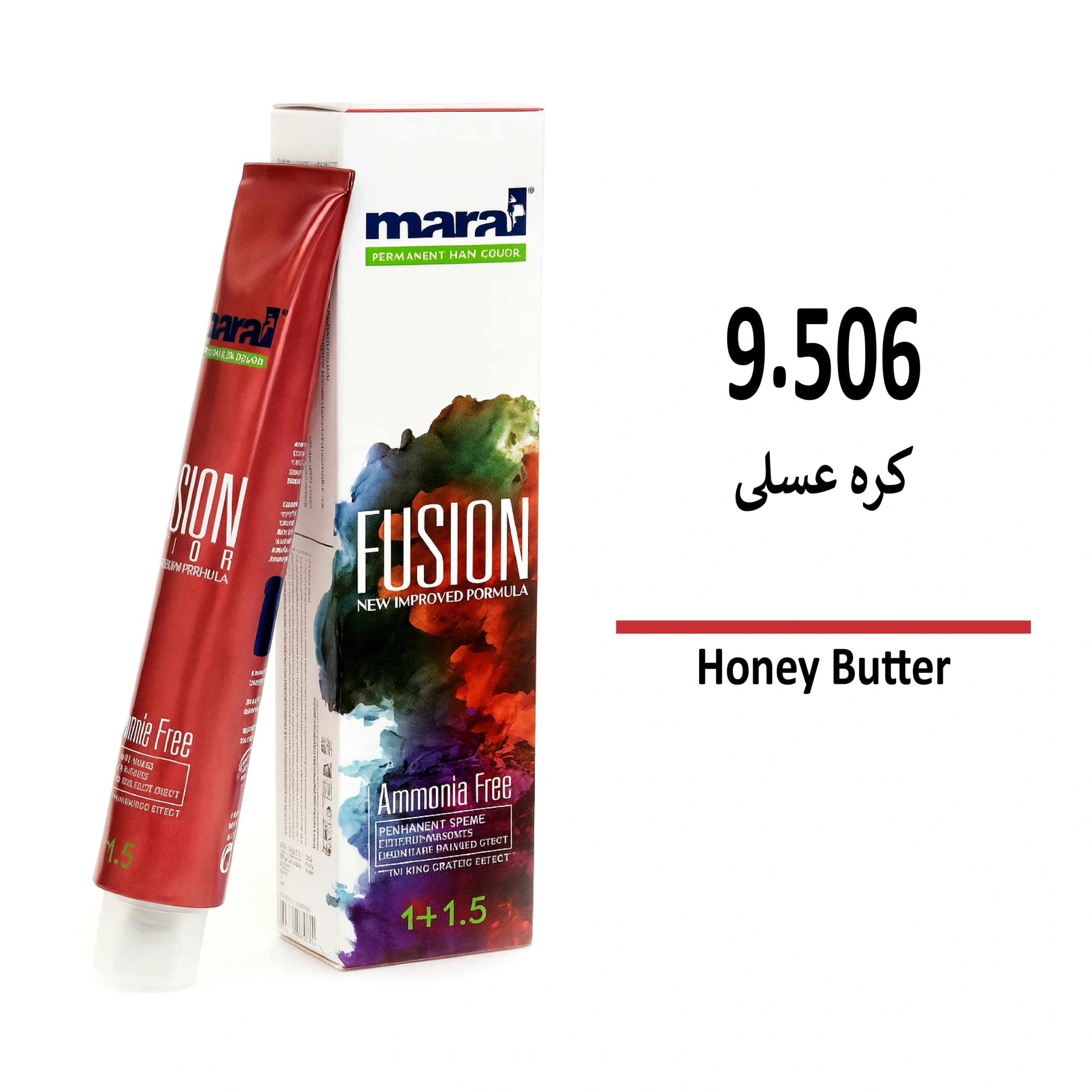 رنگ مو بدون آمونیاک مارال کره عسلی 9/506