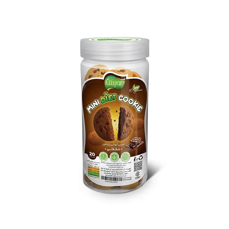 مینی کوکی رژیمی شکلاتی رویسا