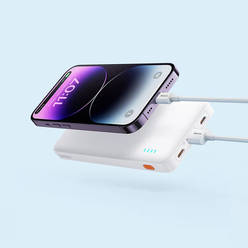 پاور بانک بیسوس مدل PPAP10 ظرفیت 10000 میلی آمپر ساعت — تصویر ۷