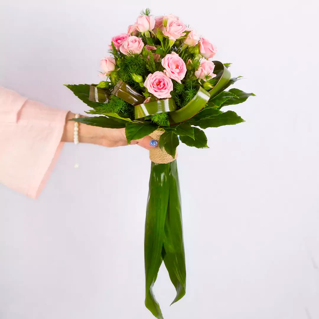 دسته گل رز مینیاتوری کد 6240