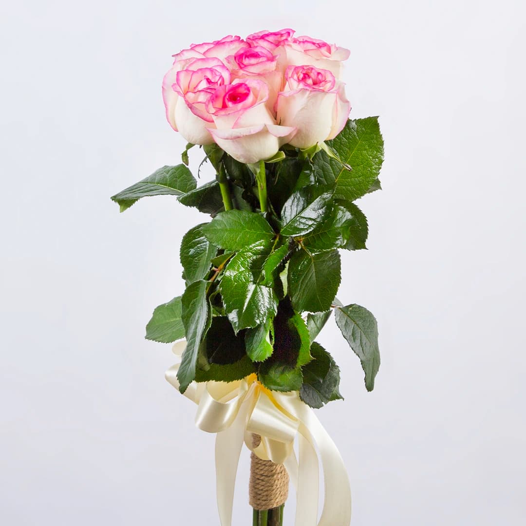دسته گل رز هلندی لب ماتیکی کد 6210