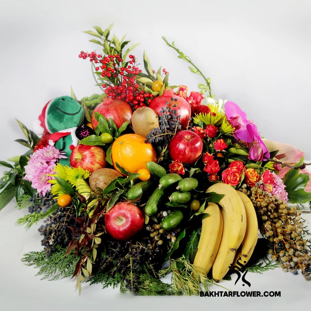 سبد گل یلدای شماره 12